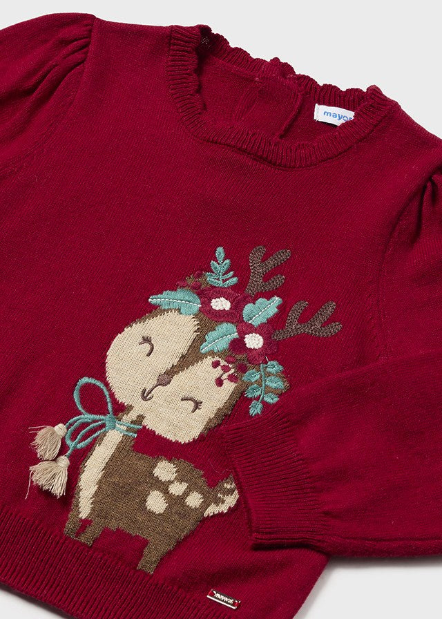 Mayoral Jacquard Jumper Reindeer