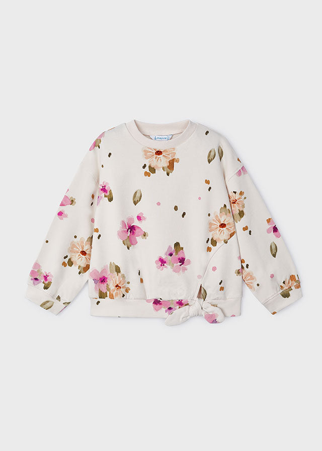 Mayoral Printed Pullover Chickpea Floral