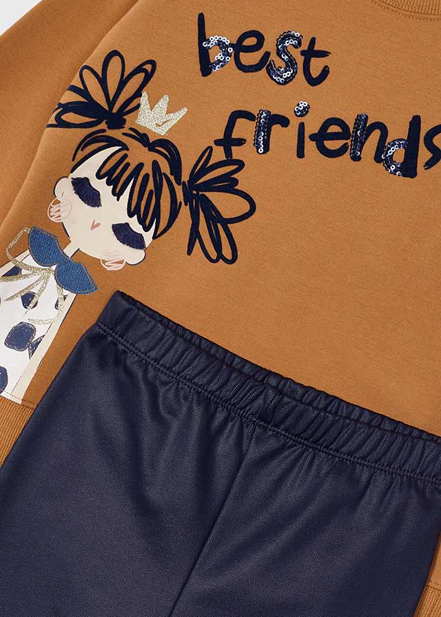 Mayoral Legging Set Best Friends