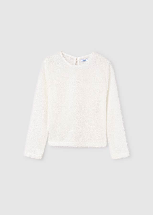 Mayoral Textured White L/s w/ Undertank