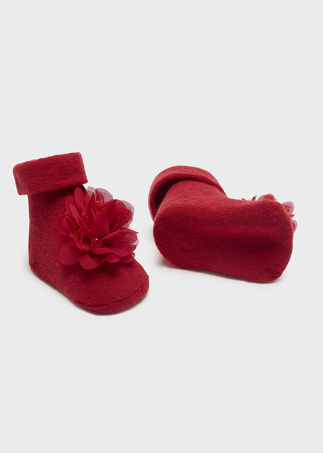 Mayoral Headpiece and Sock Set Red