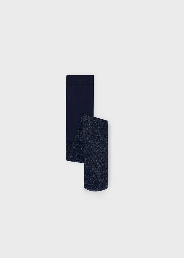 Mayoral Lurex Stockings Navy