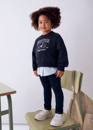 Mayoral Basic Denim Pants Super Dark