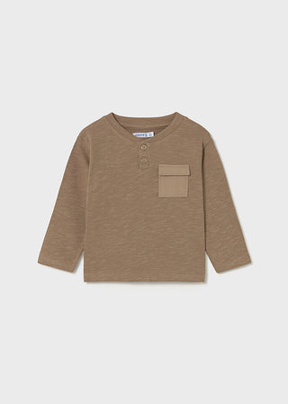 Mayoral L/S T-Shirt Caramel
