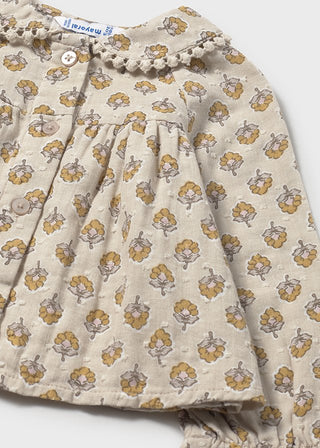Mayoral Plumeti Chiffon Blouse Honey