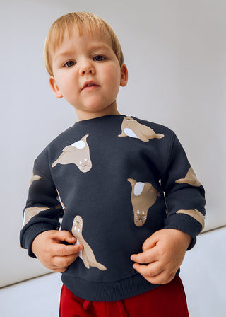 Mayoral Printed Pullover Seal
