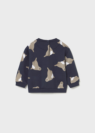 Mayoral Printed Pullover Seal
