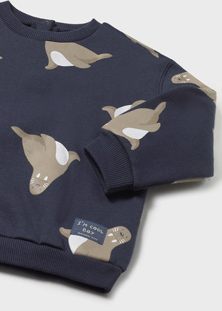Mayoral Printed Pullover Seal