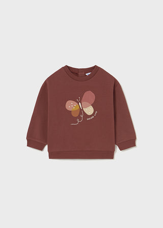 Mayoral Pullover Terracotta Butterfly