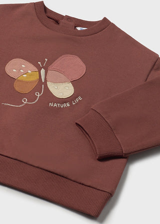 Mayoral Pullover Terracotta Butterfly
