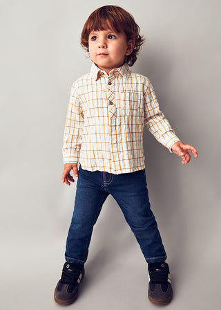 Mayoral Soft Denim Pants Dark