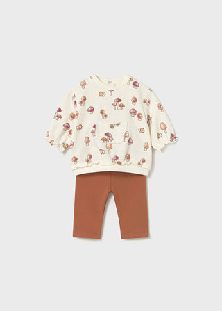 Mayoral Legging Set Mushroom