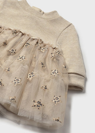 Mayoral Dress Leopard Stars