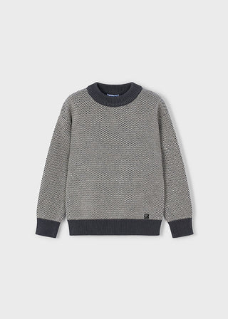 Mayoral Textured Sweater Blackboard