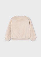 Mayoral Fur Pullover Sand