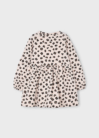 Mayoral Fleece Dress Sand w/Purse