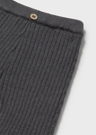 Mayoral Knit Leggings Charcoal