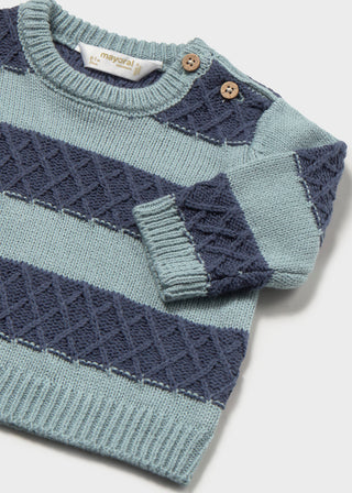 Teal & Navy Sweater, 1-2M