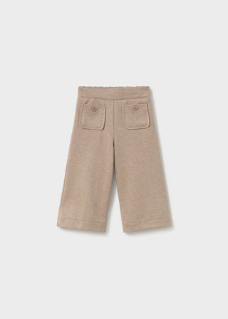 Twill Knit Trousers, Walnut, 6M