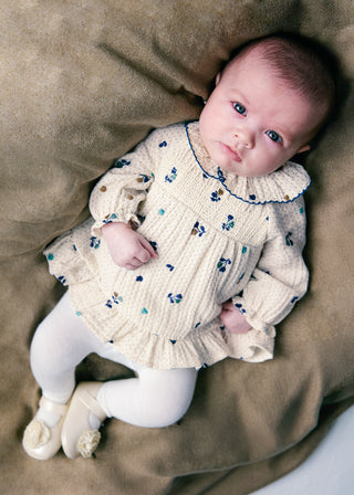 Mayoral Navy Floral Dress