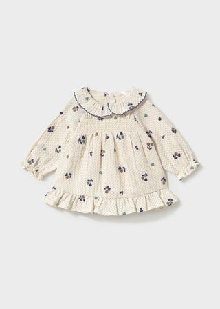 Mayoral Navy Floral Dress