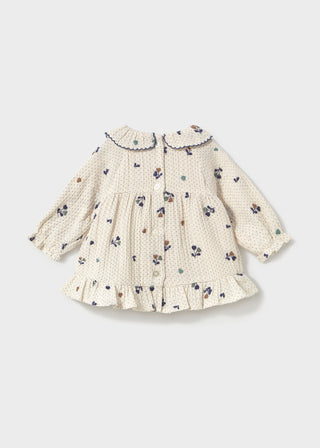Mayoral Navy Floral Dress