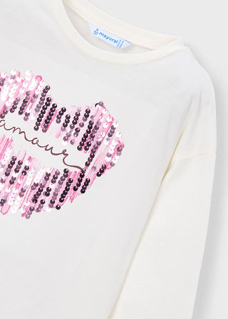 L/s T-Shirt Amour, 2T