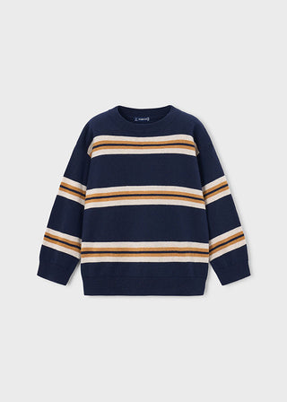 Ink & Gold Stripes Jumper, 2T