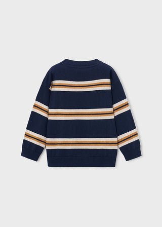 Ink & Gold Stripes Jumper, 2T