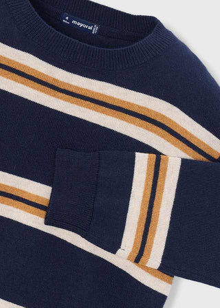 Ink & Gold Stripes Jumper, 2T