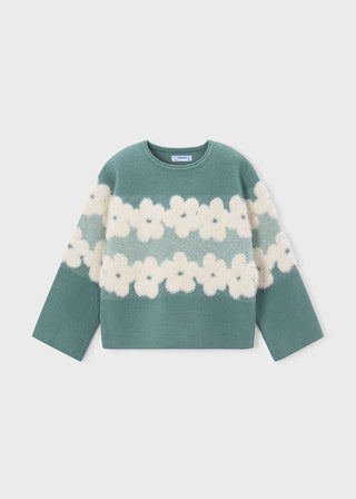 Mayoral Bayleaf Floral Sweater