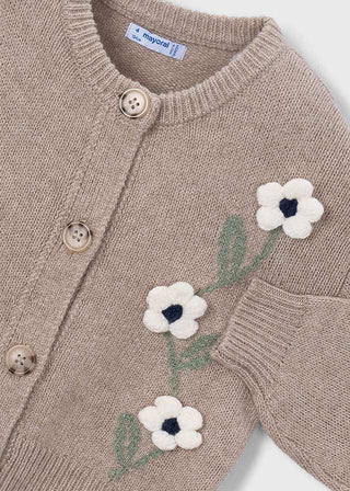 Mayoral Floral Knitted Cardigan