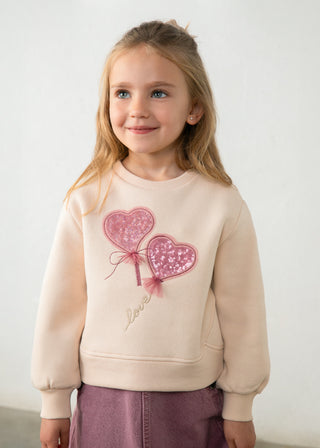 Pullover Love Hearts, 2T