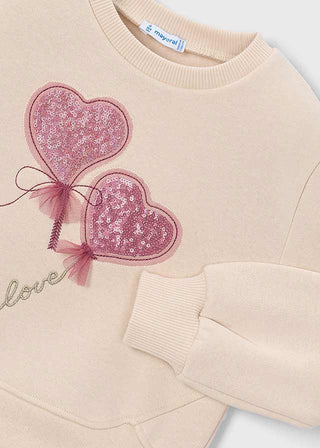Pullover Love Hearts, 2T