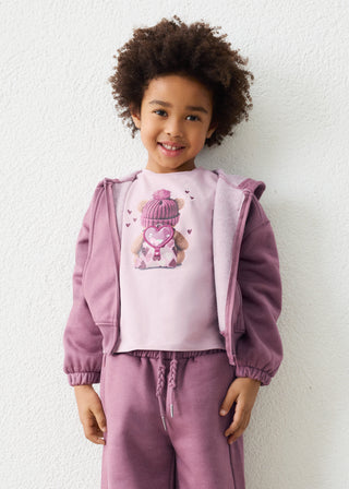 Mayoral Violet Fleece Pullover