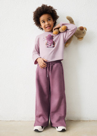 Mayoral Violet Fleece Trousers
