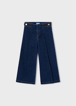 Mayoral Wide Leg Denim Pants