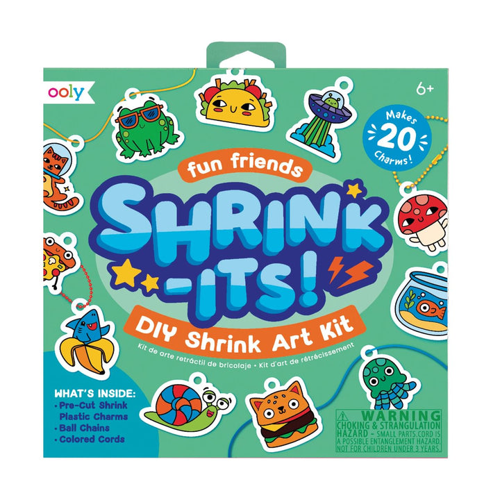 OOLY Shrink Its! D.I.Y. Shrink Art Kit - Fun Friends