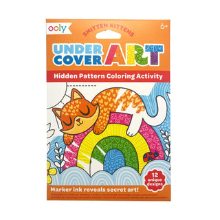 OOLY - Undercover Art Hidden Patterns Coloring- Smitten Kittens