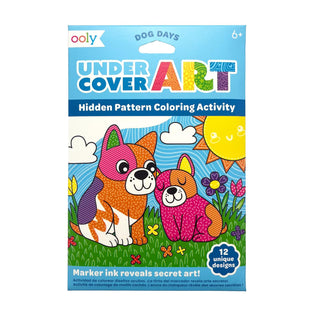OOLY - Undercover Art Hidden Patterns Coloring- Dog Days