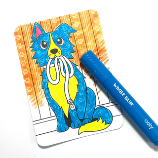 OOLY - Undercover Art Hidden Patterns Coloring- Dog Days