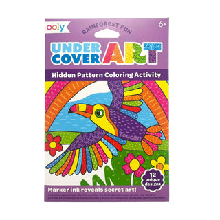 OOLY - Undercover Art Hidden Patterns Coloring- Rainforest Fun