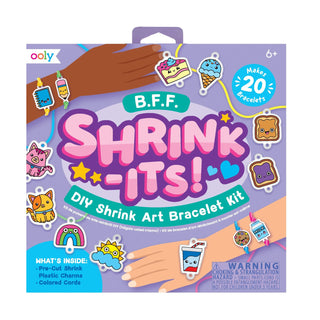 OOLY Shrink Its! D.I.Y. Shrink Art Kit - Shrink Art Bracelet Kit B.F.