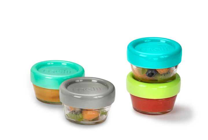 Melii Baby Glass Food Container (2oz) - 6 Piece Set