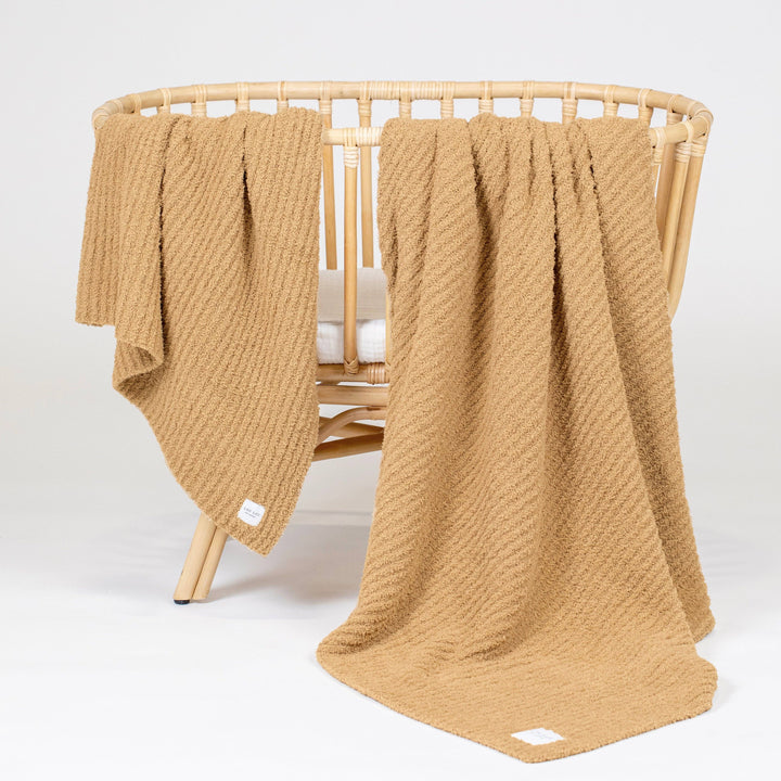 Lou Lou & Company - Chenille Blanket - Tan