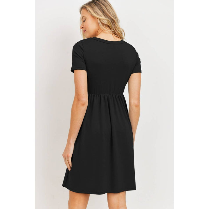 Hello Miz - French Terry Babydoll Maternity Dress