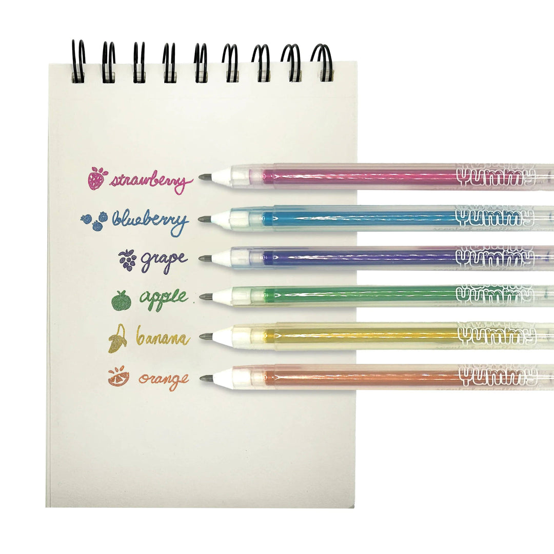 OOLY - Yummy Yummy Scented Gel Pens - Metallic (Set of 6)