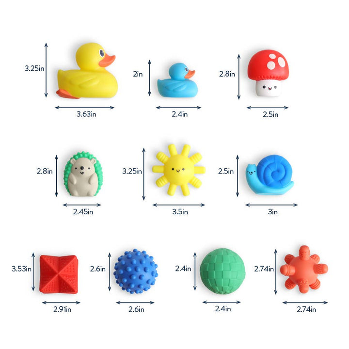 Itzy Ritzy - Itzy Splash Gift Set™ Soft Bath Toys
