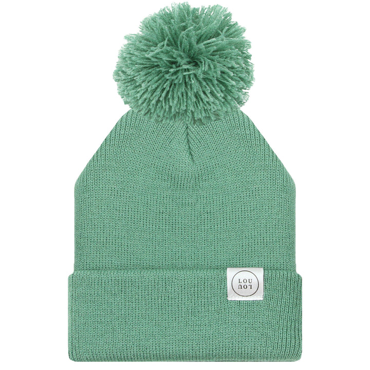 Lou Lou & Company - Beanie with Pom - Jade Green