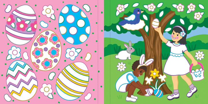 Peter Pauper Press - Color-By-Foil Sticker Book - Easter